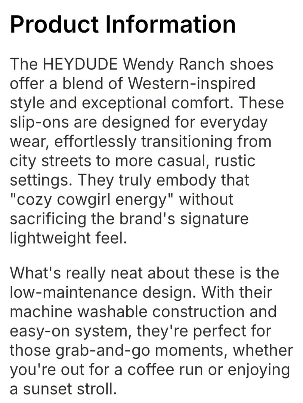 Hey Dude Womens Ranch Saddle Wendy Shoes - Picture 12 of 13